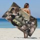 thumbnail image 5 of Toalla de playa de microfibra U-Ultimate Fighting Championship UFC de secado rápido, resistente a la arena, para piscina, viajes, duchas y acampadas, 5 of 5