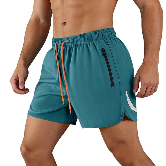 Lutiedan Men's Gym Workout Shorts Loose Lightweight Running Athletic Shorts High Waist Drawstring Breathable Sports Shorts with Pockets