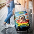 thumbnail image 3 of Hello Summer Old English Sheepdog Pool Day on Watermelon Float Travel Luggage Cover Dog Lover Suitcase Dust Protective Decor - 13008, 3 of 5