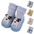 thumbnail image 4 of Otqutp Children Sport Shoes Children Toddler Shoes Autumn and Winter Boys and Girls Cute Cartoon Puppies Cat Patterns Comfortable Floor Sports Shoes Sock Shoes Flat Bottomed Non Slip Warm, 4 of 8