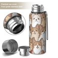 thumbnail image 2 of 20 Oz Corgi Crowd Coffee Tumbler Double Wall Insulated Stainless Steel Water Bottle | Metal Reusable Thermoses Flask with Cup Cap | Leak & Sweat Proof with Anti-Dust Lid, 2 of 7