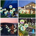 thumbnail image 4 of Luces decorativas para patio, 2 piezas de luces solares para jardín, luces solares para jardín, luces solares para césped, durabilidad extendida, 4 of 8