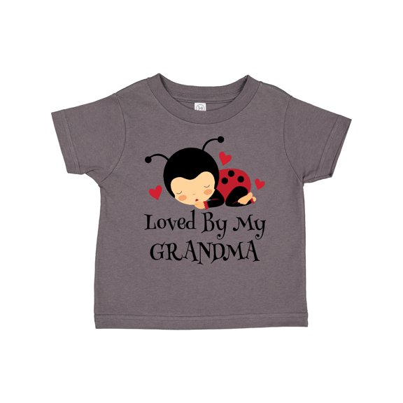 Inktastic Loved by Grandma Ladybug Boys or Girls Toddler T-Shirt