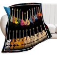 thumbnail image 1 of Couverture de Guitare Super Douce et Confortable Instruments de Musique Couverture pour Enfants Filles, 1 of 7