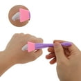 thumbnail image 3 of Unique Bargains 1 Pc Lightweight Soft Head Facial Mask Brush Purple Pink, 3 of 5