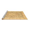 thumbnail image 2 of Ahgly Company Machine Washable Indoor Square Oriental Brown Traditional Area Rugs, 8' Square, 2 of 4