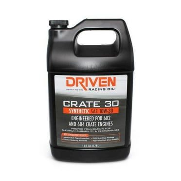 Driven Racing Oil Crate 30 10w30 Synthetic Oil 1 Gallon