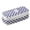Blue, variant on Expandable Pencil Case with Checkerboard Pattern, Double Zipper Large Capacity Stationery Organizer, Composite Fabric Retractable Pen Pouch for Office & Travel, 1 Pack (8.66" x 4.33" x 2.56") Black