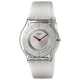 thumbnail image 4 of Swatch SFM129 Women's Classic Skin Ghost Grey Dial Transparent Grey Silicone Strap Watch, 4 of 4
