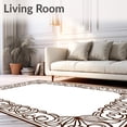 thumbnail image 2 of ODIKA 2'x3' Machine Washable Non-Slip Area Rug, Eclectic Symphony Featuring Ornate Decorative High Traffic Rug, Brown, 565515, 2 of 7