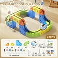 thumbnail image 4 of SHUWND 67Pcs Magical Track Train Set Rechargeable 3D Electric Levitation Building Track Toy Electric Train Construction Tracks Toy, 4 of 10