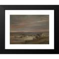 thumbnail image 2 of John Constable 24x19 Black Modern Framed Museum Art Print Titled - A View on Hampstead Heath, Early Morning, 2 of 5