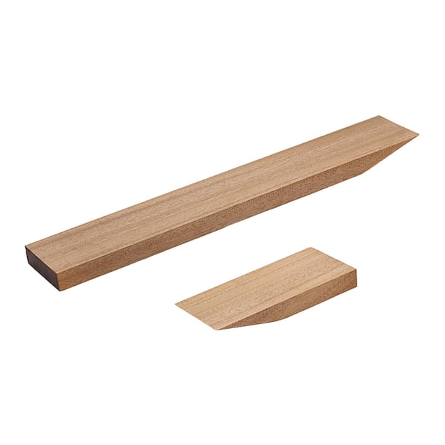 2 piezas de mástil de guitarra de madera en , material para hacer guitarras, suministros de luthier sólidos, accesorios de bricolaje, reemplazo