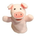 thumbnail image 1 of lionlar Marionnette à Main Outil d'Enseignement Jeu de Rôle Réaliste Animal en Peluche Cochon, 1 of 9