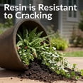 thumbnail image 4 of Sunnydaze Weather-Resistant Double-Walled Anjelica Outdoor Flower Pot Planter - 20" - Rust Finish, 4 of 10