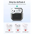 thumbnail image 2 of Funda para AirPods 4 ESR Orbit Hybrid Drop Protection Titanium, 2 of 9
