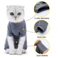 Cat Recovery Suit For Male Female Dog Abdominal E Collar Alternative