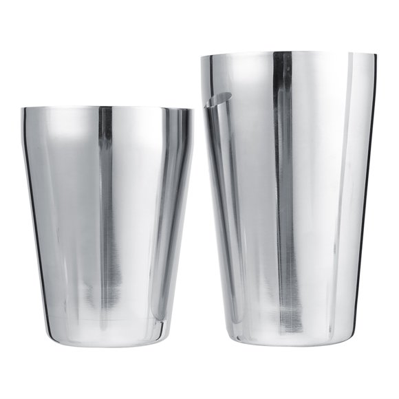 VIFERR Cocktail Shaker Stainless Steel Wine Cocktail Shaker Set Mixing Making Drinking Container Barware(600/450ml)