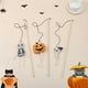 thumbnail image 1 of Jacenvly - Nueva decoración para dormitorio, juguete para gatos de Halloween, linda calabaza para gatos de Halloween, palo con cascabel, juguete interactivo para gatos, decoración de patio de, 1 of 1