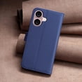 thumbnail image 6 of Feishell Wallet Case for iPhone 16, Wallet Flip Case [Kickstand] with RFID Blocking Card Holders [Shockproof] High Qulity PU Leather Magnetic Closure Case For iPhone 16, Blue, 6 of 10