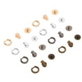 thumbnail image 3 of 20pcs D Ring Rivets Iron Alloy Round Head Screw Rivets with Pull Rings 4 Colors DIY Accessory Leather Craft Screw Rivets, 3 of 14