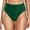 Green, variant on Underwear for Women Casual High Waisted Solid Color Split Thongs for Women,Green,M