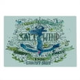 thumbnail image 2 of Marine Cutting Board, Anchor Salt and Wind 1906 Liberty Amity Stormy Ocean Ghost Ship Old Sailor, Decorative Tempered Glass Cutting and Serving Board, Large Size, Multicolor, by Ambesonne, 2 of 5