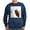 Navy, variant on CafePress - Male Dubia Roach - Classic Crew Neck Sweatshirt