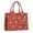 Red Christmas Gingerbread, variant on Large Capacity Tote Bag,Red Christmas Gingerbread Man Pattern Handbag Fashion Luxury Tote Bag,15.7"x13"x 5.1" Inches,Laptop Compatible