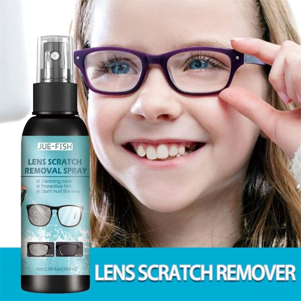 YOFOKO Lens Scratch Removal Spray, Mirror Scratch Remover, Eyeglass  Windshield Glass Repair Liquid, Lens Clearing Spray, Sunglasses and  Eyeglass Lens