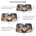 thumbnail image 5 of Fireworks Gnome American Flags Automotive Front Car Windshield Sun Shade Reflector Foldable for Front Fit for Cars Truck SUVs, 5 of 8