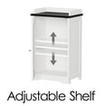 thumbnail image 4 of Lavish Home 29-Inch Bathroom Floor Cabinet, White, 4 of 5