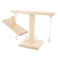 thumbnail image 2 of Handheld Board With Ladder, Easy To Assemble Handheld Board Hook Games Interactive Game With Stand Wood Wood Cup For Bar Game For Couples For Home For Friends, 2 of 8