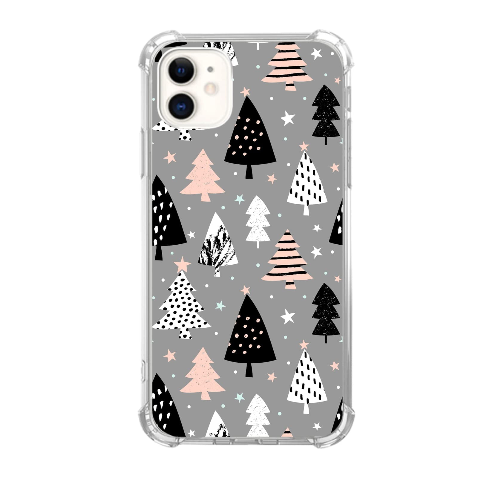 Christmas Tree Case Compatible with iPhone 12 and 12 Pro,Unique Art