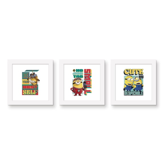 Gallery Pops Despicable Me 4 - Graphic Wall Art Bundle (3-Pack)