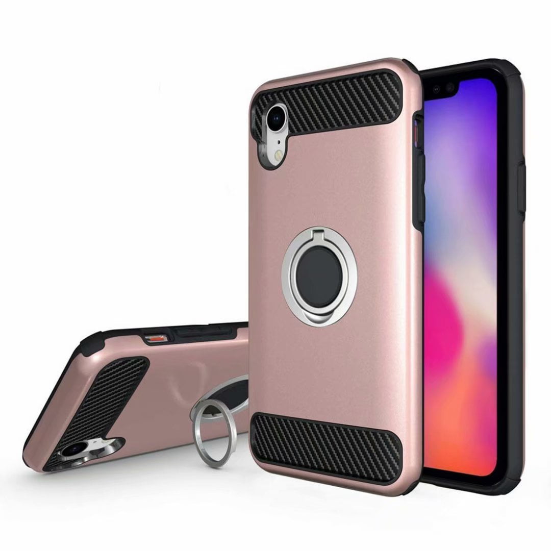 iPhone XR i Phone Case Ring Holder Stand Kickstand Slim Accessories Protective Cell