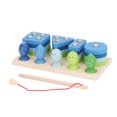 thumbnail image 2 of Jouet de Pêche en Forme de Géométrie en Bois Casse-Tête Éducatif Précoce Tri des Formes Jouet de Pêche pour Enfants, 2 of 8