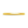 thumbnail image 5 of Solid 14k Yellow Gold 2mm Plain Classic Traditional Knife Edge Anniversary Ring Wedding Band , Size 9, 5 of 7
