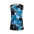 thumbnail image 4 of Snorda Débardeurs pour Femmes Grande Taille Mode Féminine Décontractée Été Imprimé Sans Manches Col Rond Haut Blouse Débardeur P-5TG, 4 of 5