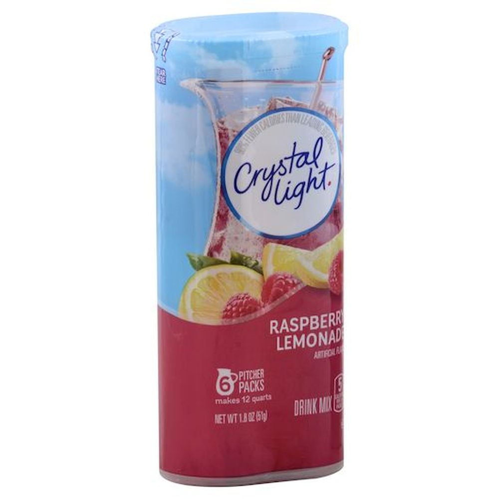 Crystal Light Lemonade Raspberry Drink Mix, 1.8 Ounce -- 12 per Case.