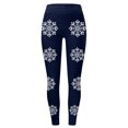 thumbnail image 4 of WILLBEST Leggings de Yoga de Cintura Alta para Mujer con Estampado de Copos de Nieve Navideños, Mallas Deportivas para Fitness Y Ropa Informal. Extra Grande, 4 of 4