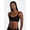 Black Soot, variant on Women's Seamless Plunge Pullover Bralette, Sizes S-XXXL