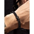 thumbnail image 4 of Bandmax 9MM Thorns Cuban Link Chain Bracelet for Men Dad Son Father's Day Graduation Gift Stainless Steel Black Curb Chain Bracelet for Women Punk Jewelry, 4 of 9