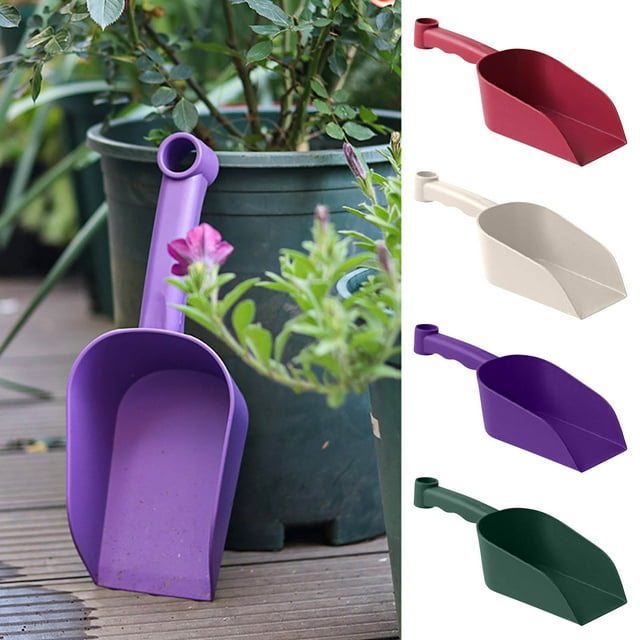 Vacemry Under $5 Gardening Hand Shovel, Plastic Planting Tool, Plant Potting Instrument, Lightweight Digging Implement, Outdoor Plant Care Accessory