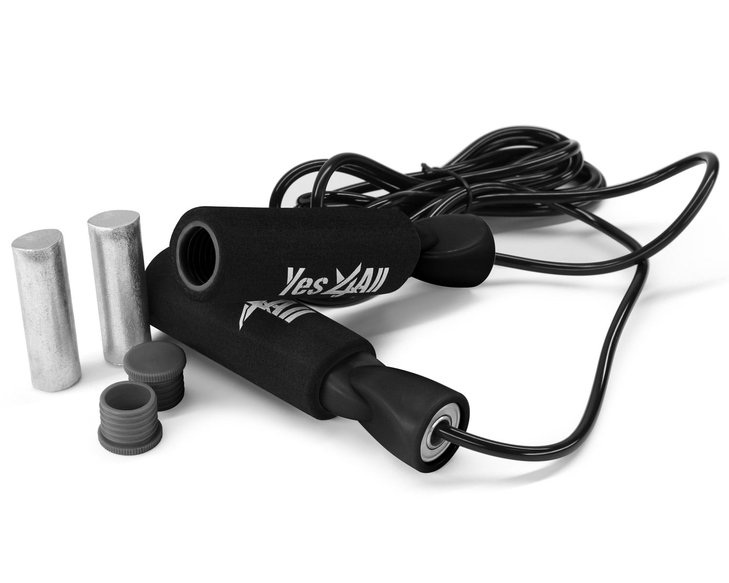 Yes4All Premium Jump Rope with Metal Weights Adjustable Up to 10ft