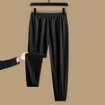 thumbnail image 5 of Womens Travel Pants Active Unisex Quick Drying Cool Stretch Pants With Zipper Pockets Breathable Loose Nylon Spandex Black XL, 5 of 8