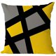 thumbnail image 5 of ZHAOCHENG Juego de 4 fundas de almohada geométricas de 20 x 20 pulgadas, decorativas geométricas en amarillo y negro, fundas de cojín de lino y algodón cuadradas modernas para el hogar, la cama y la d, 5 of 5