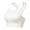 White, variant on Curenmufel Sport Bras for Women High Support Sports Bras Pack for Women Padded Support Adjustable Strap Racerback Bra for Workout Gym Yoga Large Bust (Black,L)