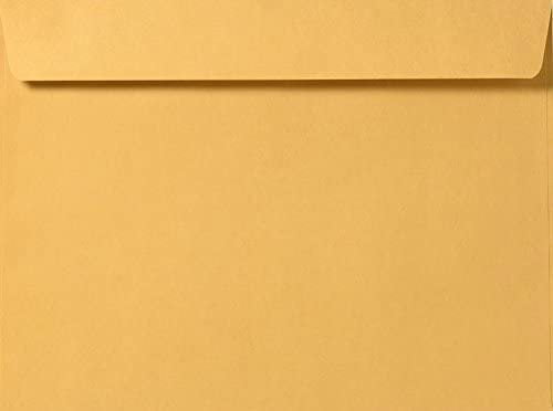 The Envelope Specialist 10 x 13 Booklet Envelopes Brown Kraft 28Lb Open Side Envelopes 50/Pack 10x13