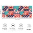 thumbnail image 3 of Pioneer Flower Floral Print Pattern Bathroom Rugs Mat, Non Slip Microfiber Bathroom Rug with Rubber Backing, Soft Mats for Bathroom Floor Tub Shower, 24"x60", 3 of 5
